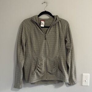 North Face Hooded Zip-Up Lightweight Sweater ThermalPro Hoodie large